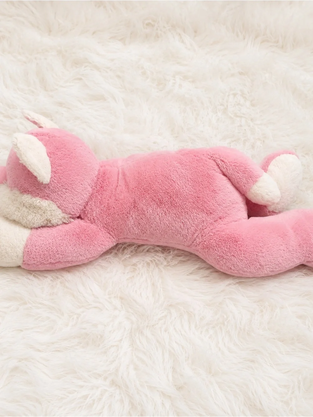 VTG Justice Kellytoy Jumbo Pink Fox Plush 36” Sparkle Eyes Giant Stuffed Animal